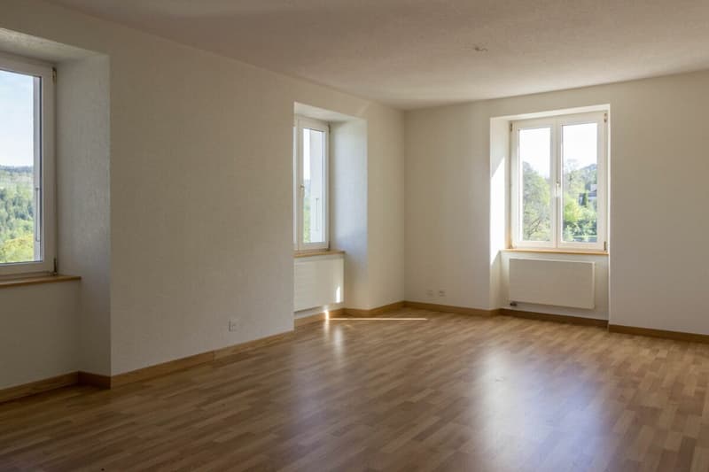 Lac 4, Les Brenets - 5-Zimmer-Wohnung mit Balkon im 2. Stock 1 Monat kostenlos! (12)