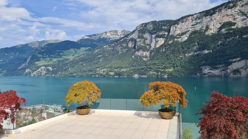 Exclusive attic penthouse - Your dream property on the turquoise Walensee - 35 minutes from Zurich (4)