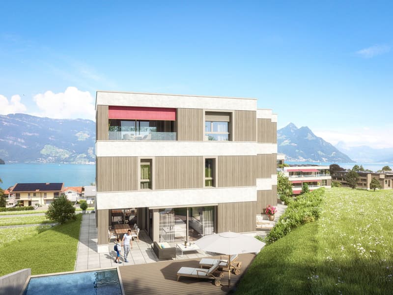 Traumhafte 4.5-Zimmer-Dachwohnung mit Aussicht Beckenried – Neubau 2027 (3)