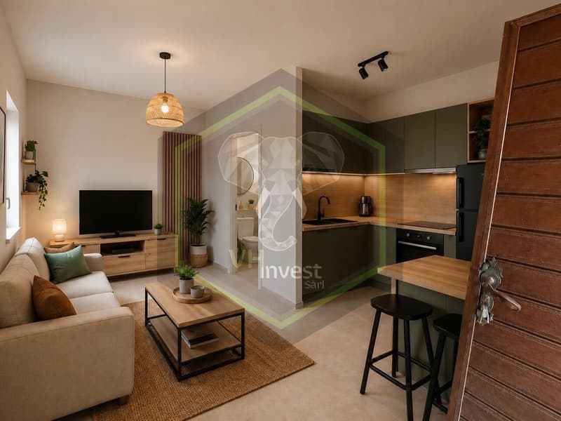 Studio rénové avec terrasse et beaux volumes à Riddes (2)