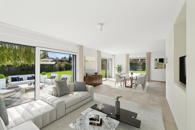 Maison unifamiliale modernisée avec cuisine de rêve & jardin – Wallbach (19)