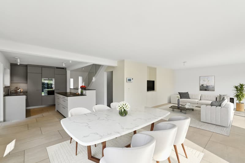 Maison unifamiliale modernisée avec cuisine de rêve & jardin – Wallbach (17)