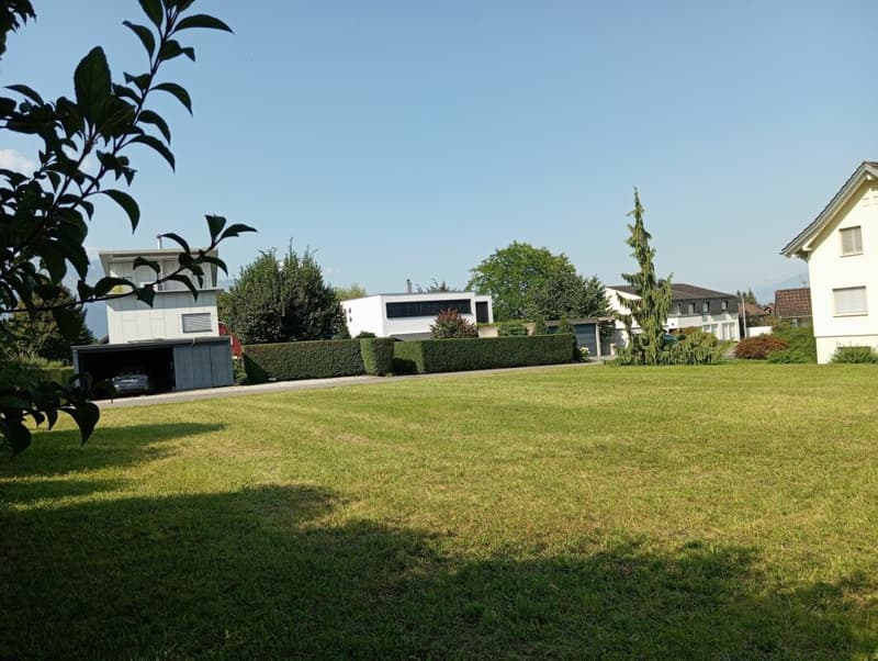 Terrain constructible ensoleillé, situé au centre de la zone résidentielle W2 à Buchs SG (2)