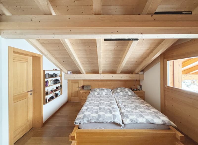 4.5-room attic apartment with mountain view in Zweisimmen (8)