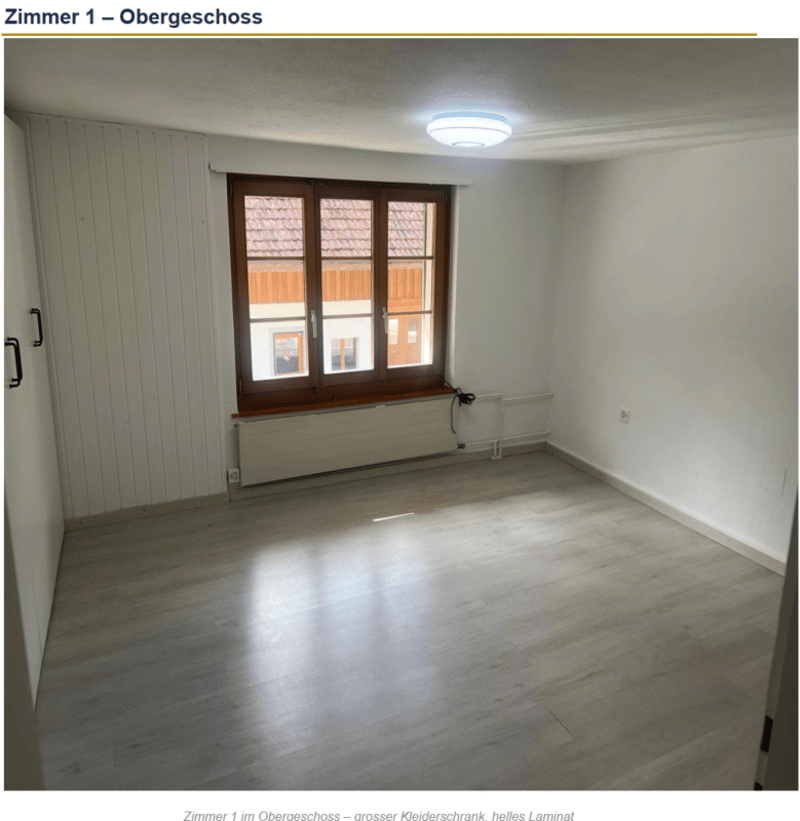 Top renovated Rhine corner house with building land, heat pump & garden paradise. Available for immediate occupancy in Würenlingen (5)