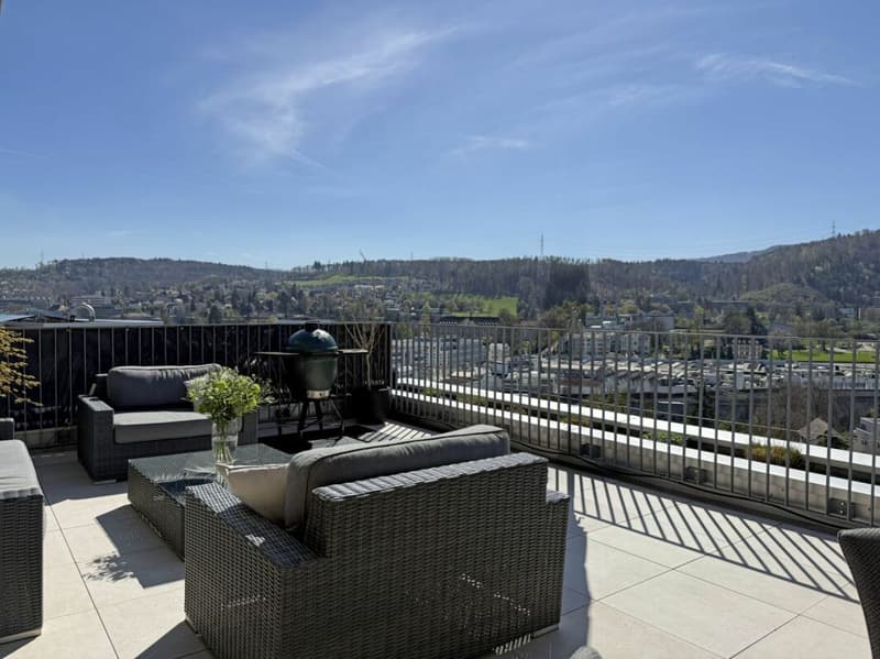Living above the roofs of Liestal - exclusive 5.5-room terrace apartment (1)