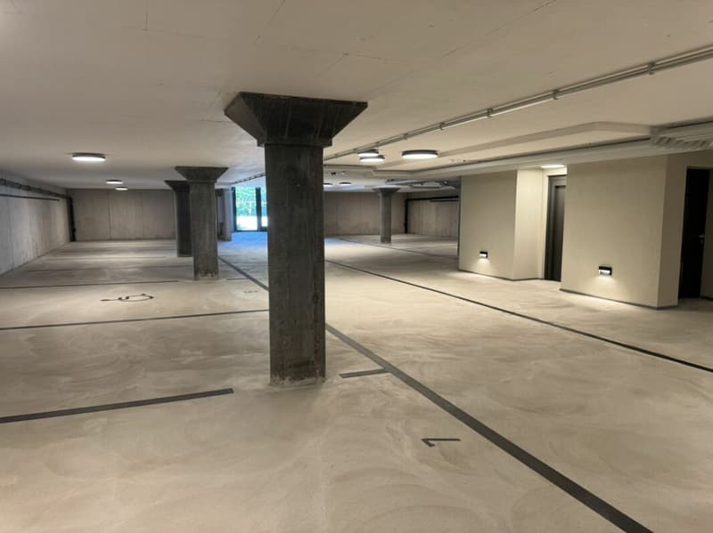 Tiefgaragenplätze in grosszügiger privater Tiefgarage in Pfäffikon zu vermieten (2)