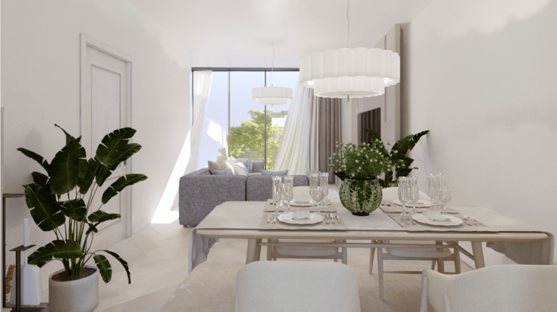 Maisonette de trois étages avec terrasse, lumière & structure (3)
