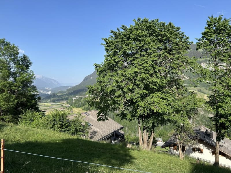 Terrain de construction ensoleillé avec vue, espace pour 2 bâtiments : Deux maisons unifamiliales ou un vaste projet résidentiel (4)