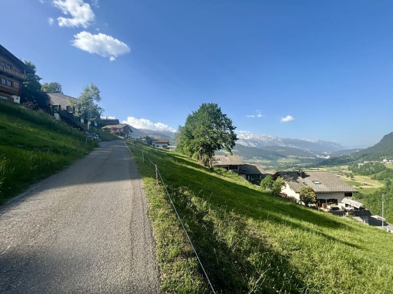 Terrain de construction ensoleillé avec vue, espace pour 2 bâtiments : Deux maisons unifamiliales ou un vaste projet résidentiel (6)
