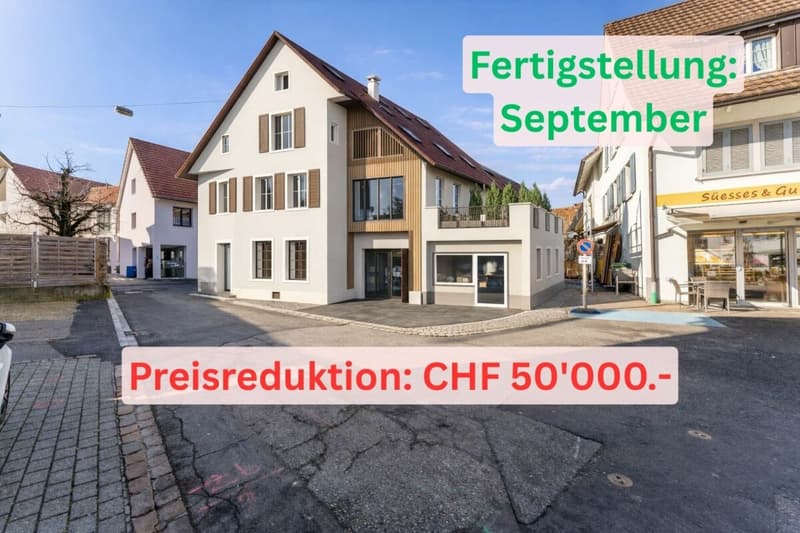 Letzte Wohnung verfügbar mit Preisreduktion CHF 50'000.- und Fertigstellung diesen September (1)
