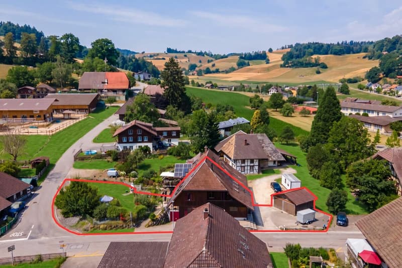 Ursenbach | 11 Minuten bis nach Langenthal | Grosses, renoviertes Haus mit Baulandreserve und sehr vielen Nutzungsmöglichkeiten (2)