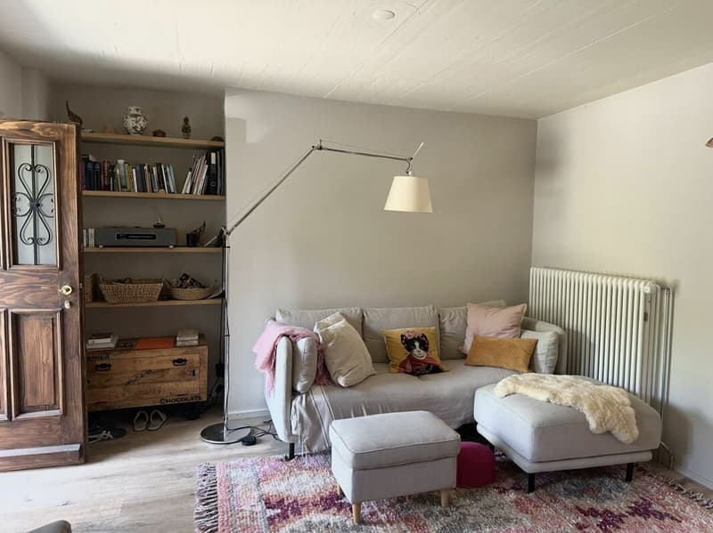 Tessiner Haus auf dem Hügel Artore in Bellinzona renoviert, mit Atelier und Garten (6)