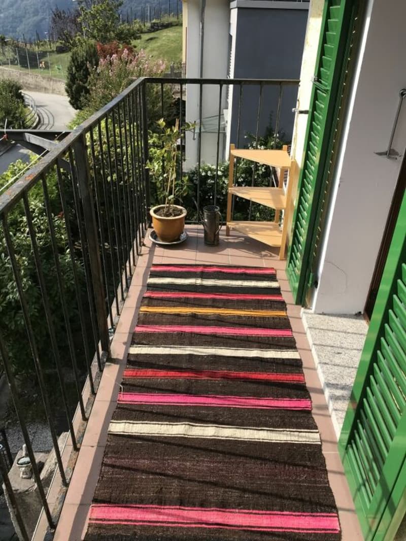 Tessiner Haus auf dem Hügel Artore in Bellinzona renoviert, mit Atelier und Garten (11)