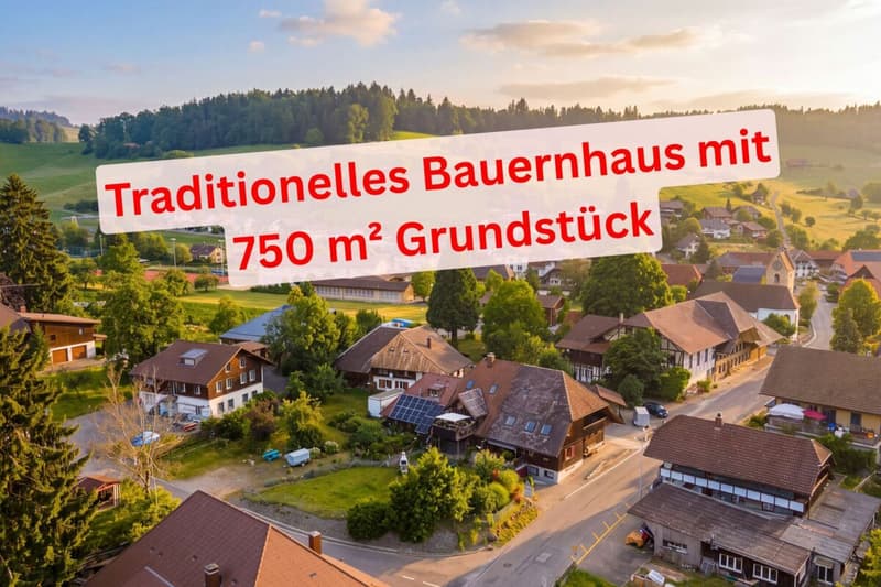 Traditionelles Bauernhaus mit hochwertigem Ausbau und 3 Garagenboxen (1)