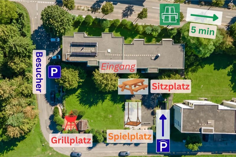 Ideal für Singles, Paare & Pendler - Schön renovierte 3.5 Zimmer Wohnung (1)