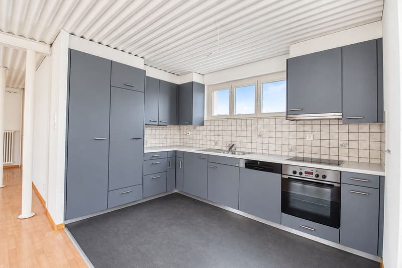 3-Zimmer-Loft mit Cheminée, Bergsicht, Balkon und Terrasse in Thun (6)