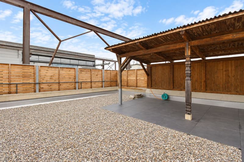 3-Zimmer-Loft mit Cheminée, Bergsicht, Balkon und Terrasse in Thun (12)