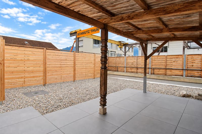 3-Zimmer-Loft mit Cheminée, Bergsicht, Balkon und Terrasse in Thun (11)
