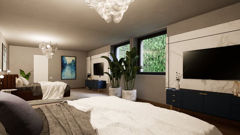 Exklusives Luxusapartment mit Pool und Seeblick in Lugano (11)