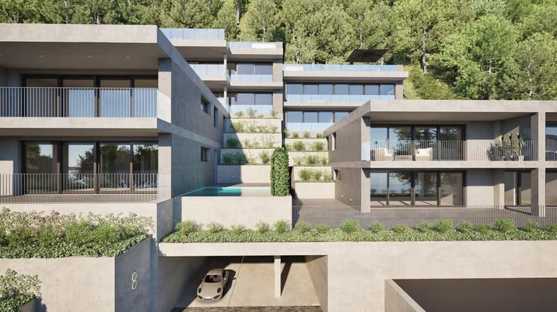 Exklusives Luxusapartment mit Pool und Seeblick in Lugano (6)
