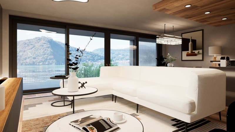 Exklusives Luxusapartment mit Pool und Seeblick in Lugano (4)