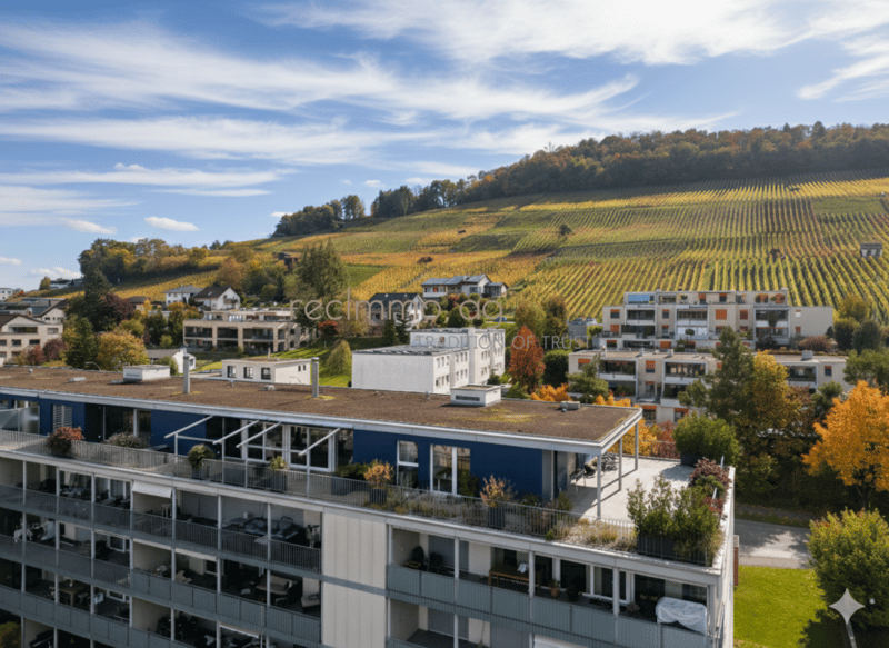 Exklusive 5.5-Zimmer-Wohnung mit 300 m² Terrasse in Döttingen - Raum, Komfort und Stil auf höchstem Niveau (1)