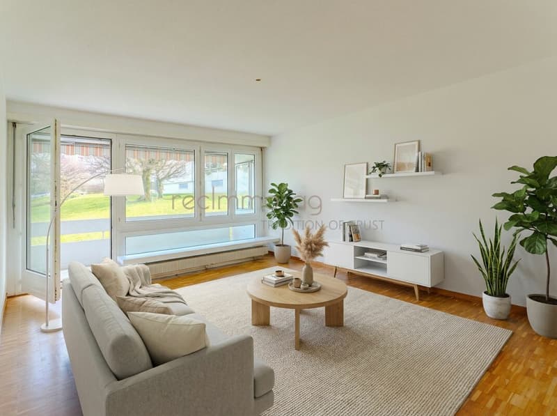 4.5-Zimmer-Wohnung mit Balkon und attraktivem Ausbaupotenzial (2)