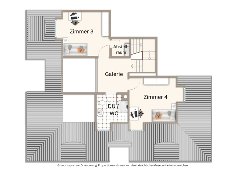 Spacious 5.5-room maisonette apartment with charm, hobby room & potential (23)