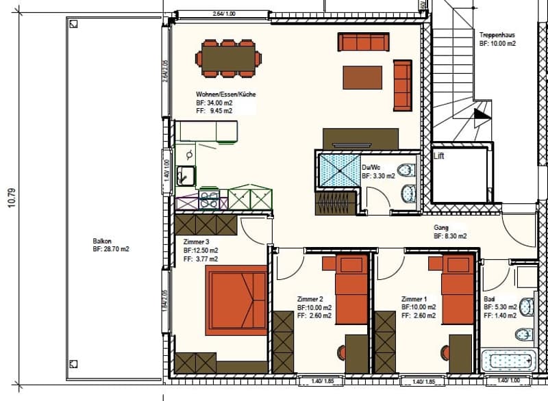 Helle und moderne 4.5-Zimmer-Erdgeschoss-Wohnung (9)