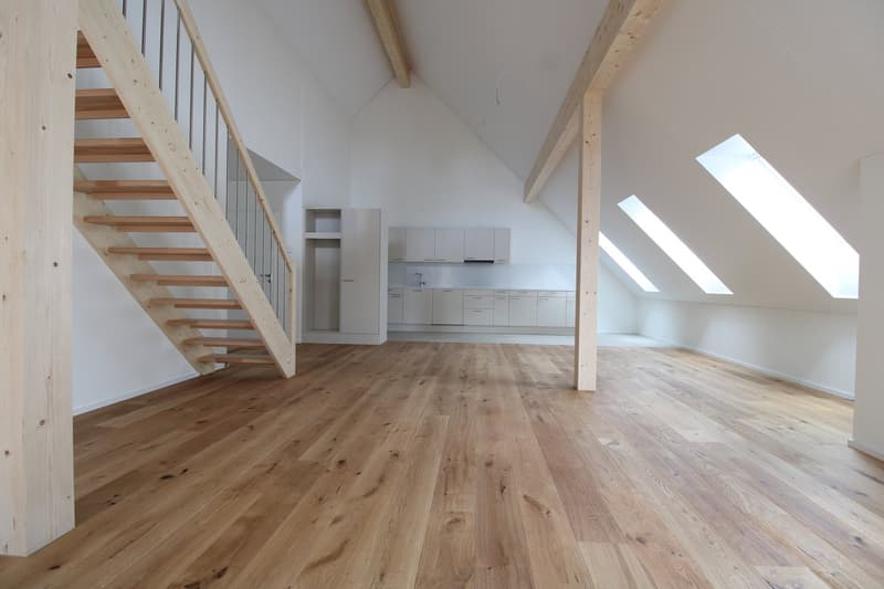 Exklusive 4.5 Zimmer-Dachwohnung mit offener Galerie und grossem Balkon (5)