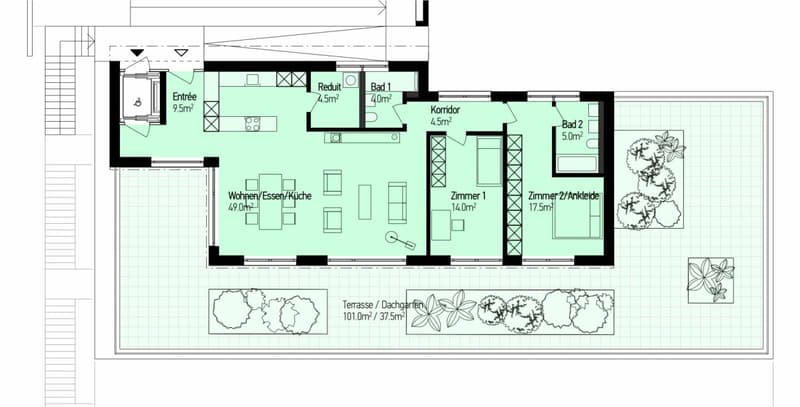 Neubau Terrassenwohnungen - Döttingen (5A) (8)