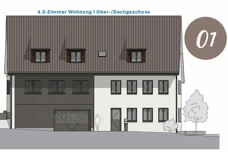 Mehrfamilienhaus "Bachblick" - Ober-/Dachgeschoss (1)