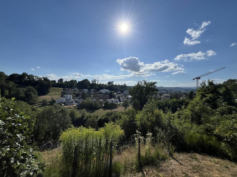 Aussicht Bauparzelle