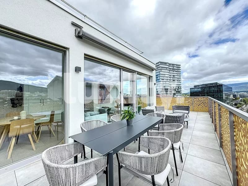 Schönes Apartment mit großer Dachterrasse möbliert (3)