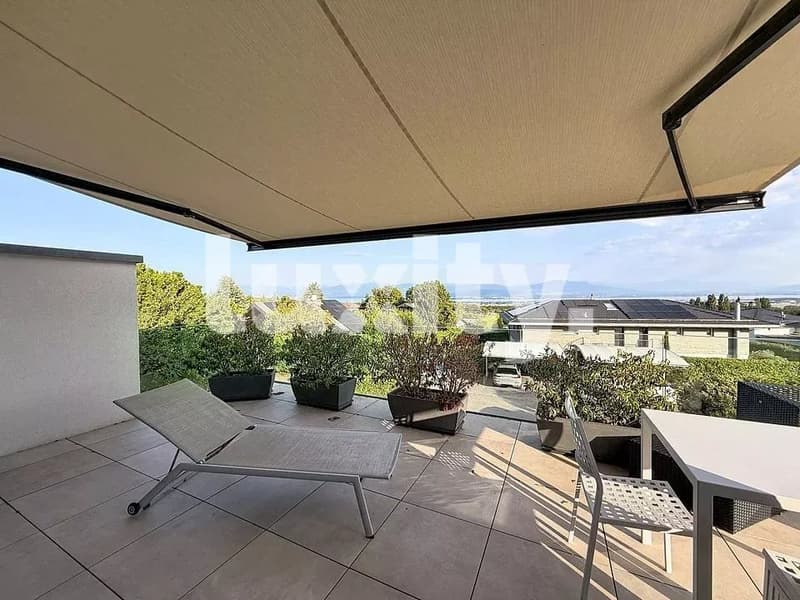 Magnifique appartement de standing climatisé avec vue panoramique sur le lac Léman et le Mont-Blanc a Genolier (2)