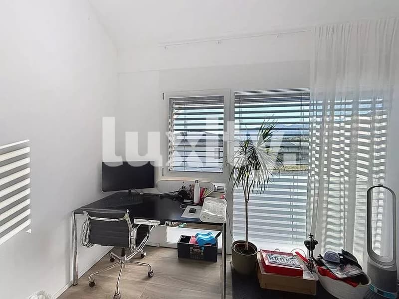 Magnifique appartement de standing climatisé avec vue panoramique sur le lac Léman et le Mont-Blanc a Genolier (5)
