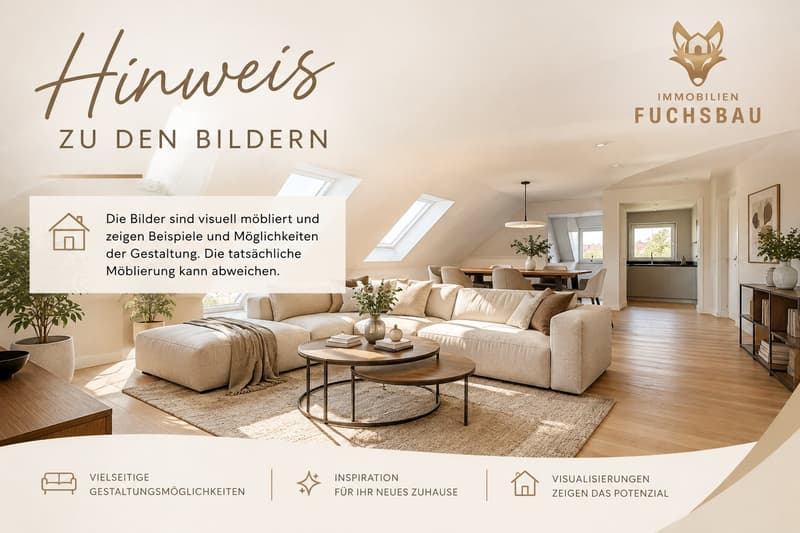 Bilder wurden visuell möbliert