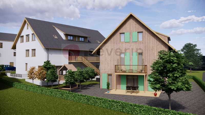 ANSICHT SÜD OSTEN MIT NACHBARSHAUS