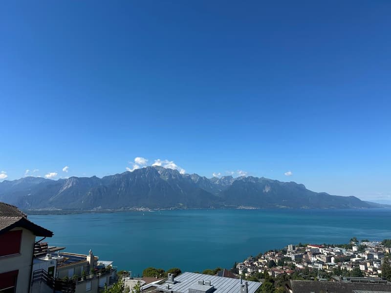 Magnificent 3-room attic apartment with panoramic views in Chernex (1)
