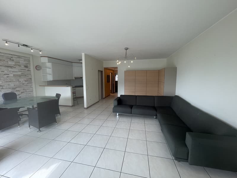 APPARTEMENT 4.5 AVEC VUE SPLENDIDE SUR LA VILLE ET PARTIELLE SUR LE LAC (5)