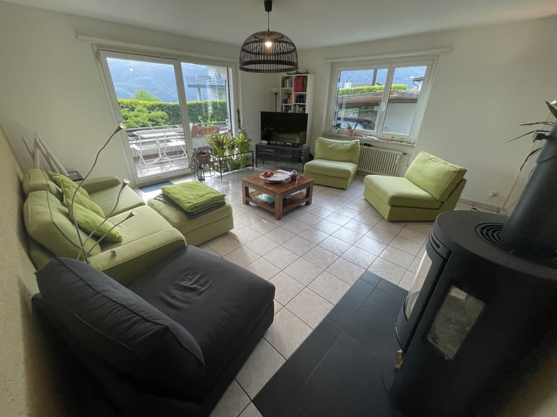 Appartement 4.5 intéressant avec piscine à Comano (5)