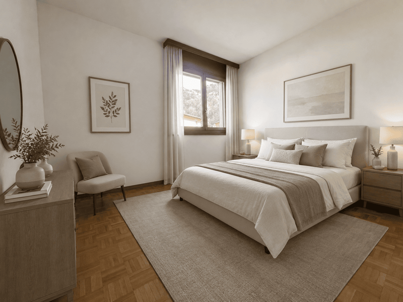 Appartement 2.5 pièces spacieux avec jardin rénové (7)