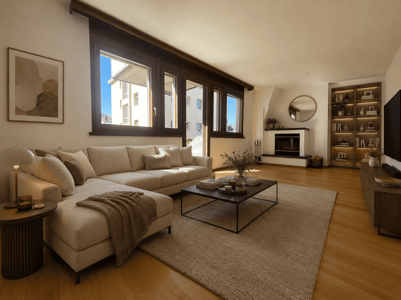 Appartement 2.5 pièces spacieux avec jardin rénové (1)