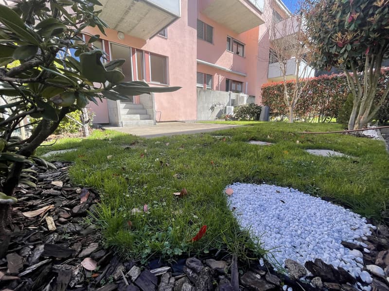 AMPIO APPARTAMENTO 2.5 RIATTATO CON GIARDINO (12)