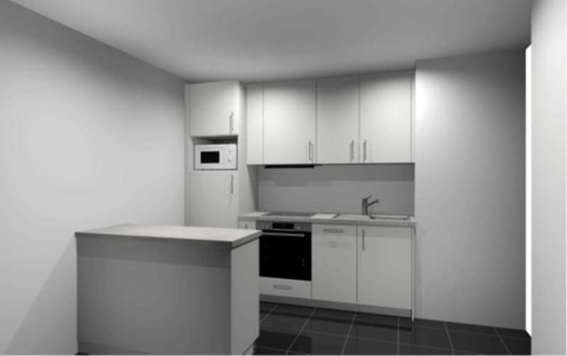 Zweizimmerwohnung mit Balkon in Cortaillod renoviert (4)