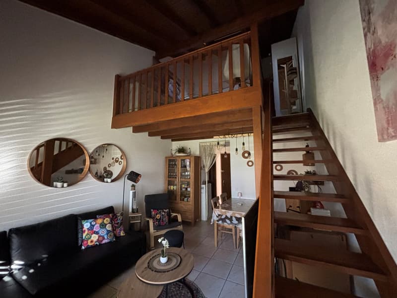 Charmant duplex de 2 pièces avec balcon à Saillon (4)