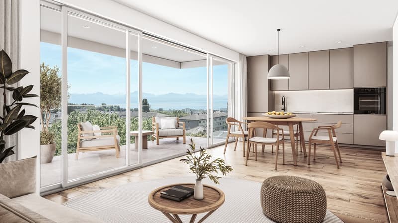 ALLE PORTE DI LOSANNA — Appartamento nuovo di 4.5 locali · Terrazza e giardino (7)