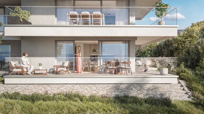 ALLE PORTE DI LOSANNA — Appartamento nuovo di 4.5 locali · Terrazza e giardino (1)