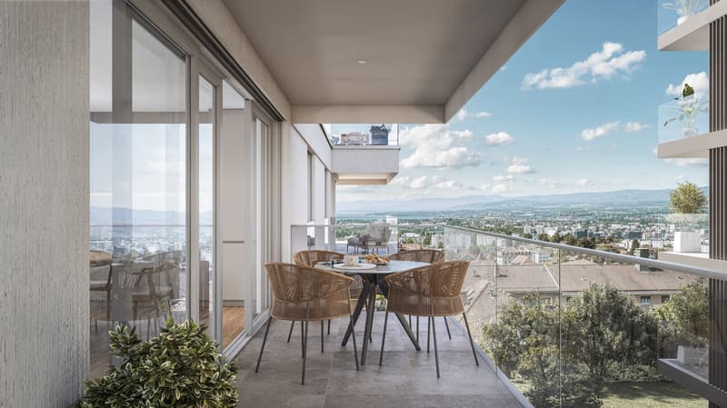 ALLE PORTE DI LOSANNA — Appartamento nuovo di 4.5 locali · Terrazza e giardino (5)